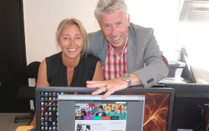 Generalsekretær Helen Hansen og nettredaktør Ivar Ødegaard er glade for nye nettsider.